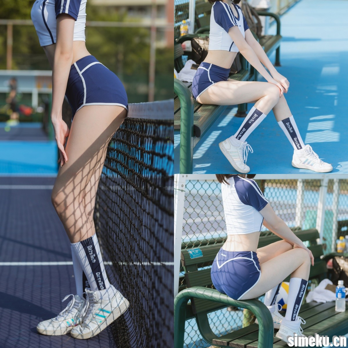 [美腿丝袜]网球少女：曼妙身姿配筒袜，今天我们看点素的[40P 463MB][MH0039]